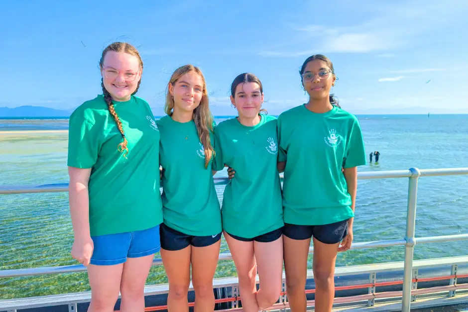 coMarines Ambassadors at St. Monica's College in Cairns